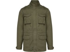 Kariban K 6164 Pánská bunda Safari 20.6164 washed light khaki