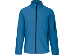 Kariban K 401 Pánská 3-vrstvá softshellová bunda 20.K401 aqua blue