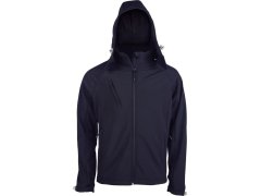 Kariban K 413 Pánská 3-vrstvá softshellová bunda s kapucí 20.K413 navy