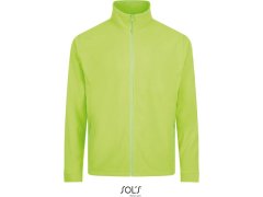 SOL´S Nova Men Pánská mikrofleecová bunda 25.0586 neon green