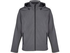 SOL´S Race Hooded Men Pánská 2-vrstvá softshellová bunda s kapucí 25.4447 charcoal grey