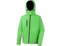 Result R 230M Pánská 3-vrstvá softshellová bunda s kapucí 30.230M vivid green/black