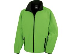 Result R 231M Pánská 2-vrstvá softshell bunda "Printable" 30.231M vivid green/black