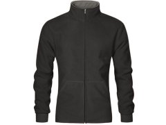 Promodoro 7971 Pánská dvojitá fleecová bunda 40.7971 graphite/light grey