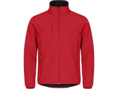Clique Classic Softshell Jkt M Pánská 3-vrstvá softshellová bunda 67.0910 red