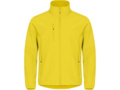 Clique Classic Softshell Jkt M Pánská 3-vrstvá softshellová bunda 67.0910 lemon