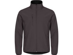 Clique Classic Softshell Jkt M Pánská 3-vrstvá softshellová bunda 67.0910 dark grey