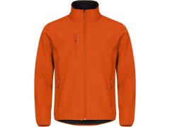 Clique Classic Softshell Jkt M Pánská 3-vrstvá softshellová bunda 67.0910 blood orange