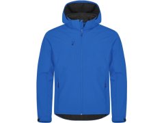 Clique Classics Softshell Hoody M Pánská 3-vrstvá softshellová bunda s kapucí 67.0912 royal blue