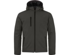 Clique Padded Hooded Softshell Men Pánská zateplená softshellová bunda s kapucí 67.0952 dark grey