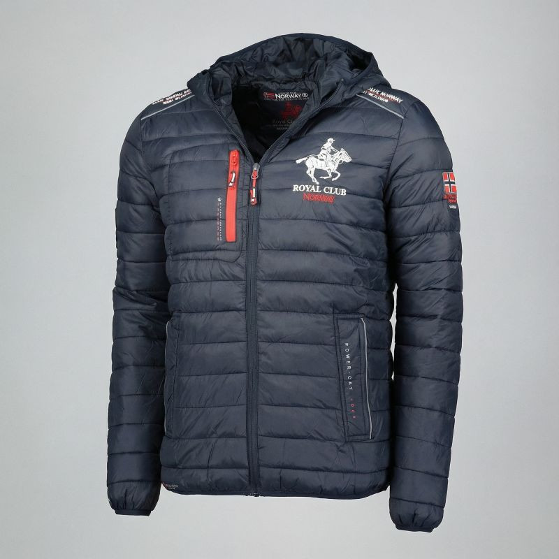 Pánská bunda WY6358H/GN Tmavě mofrá vzor - Geographical Norway