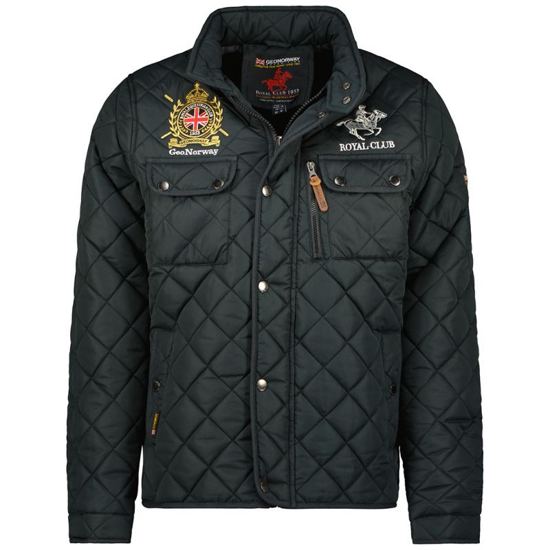 Geographical Norway Belificio EO Men 072 M WW1037H/GNO/Black pánské bundy - Pánské oblečení bundy
