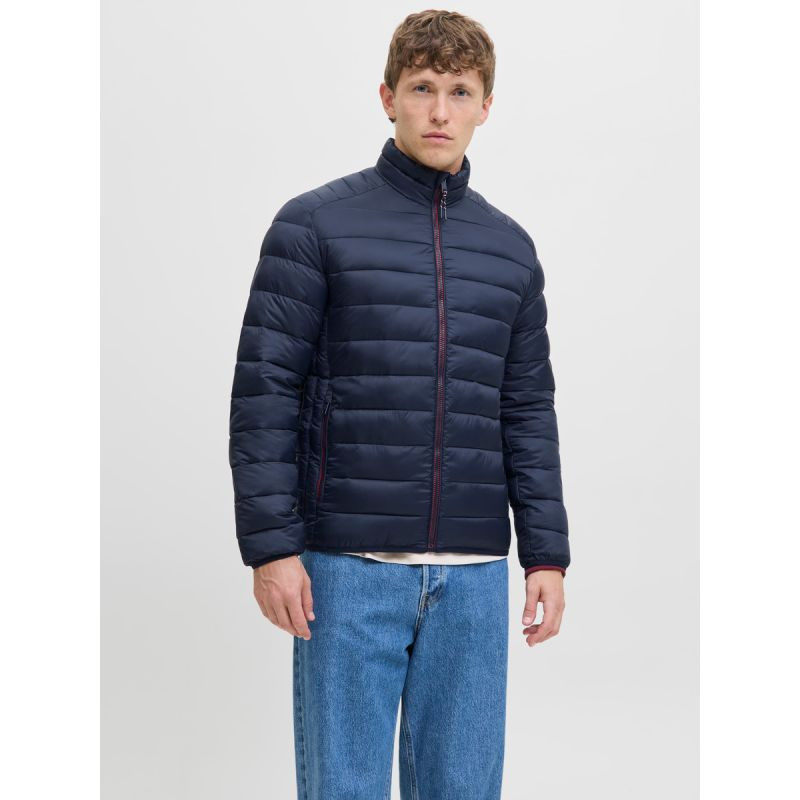 Pánská péřová bunda Jack&Jones JJEBRADLEY LIGHT PUFFER COLLAR NOOS 12280971 SKY CAPTIN