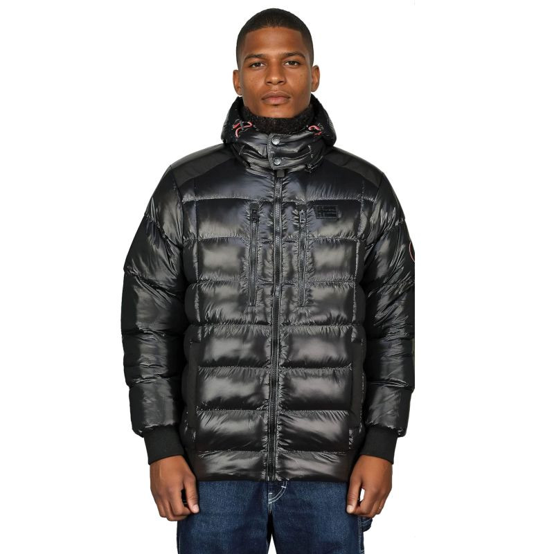 Geographical Norway – pánská bunda BAPTISTE BLACK DB MEN 056 BLACK (WZ8155H/GN-NOIR) - Pánské oblečení bundy