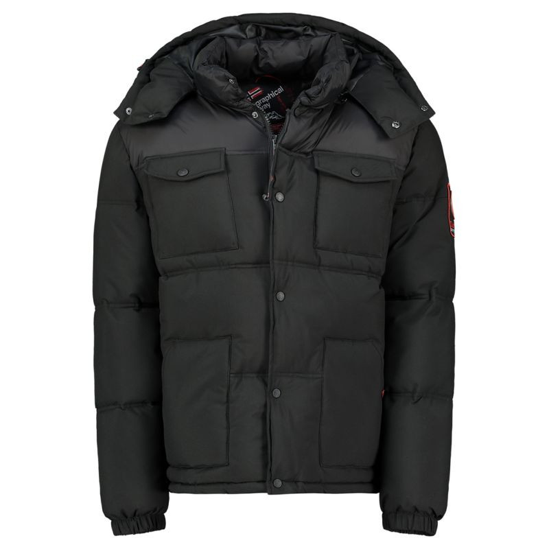 Geografické Norsko – pánská bunda BAREDA DB BLACK MEN 096 BLACK (WY3882H/GN-NOIR)