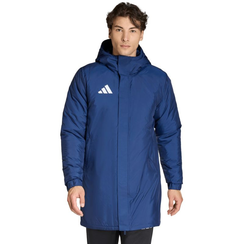 Pánská bunda adidas Entrada 26 Stadium jacket navy blue JZ6669 pánské - Pánské oblečení bundy