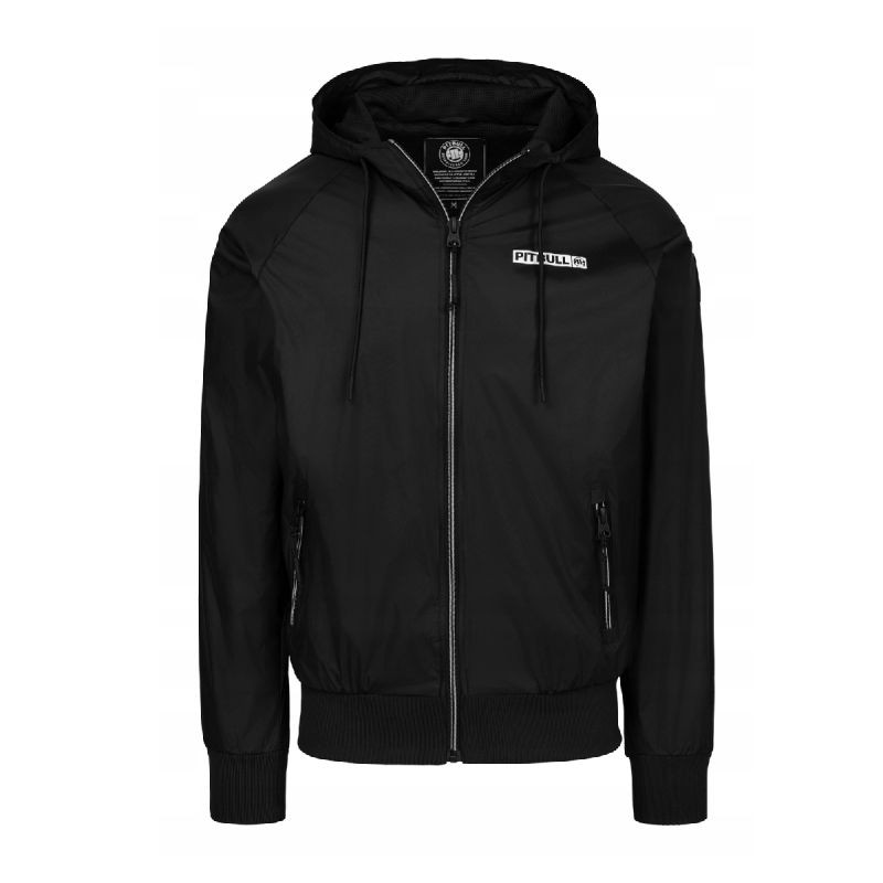 Pánská přechodová bunda Pit Bull West Coast Athletic Logo II, černá – 526023900, pánská - Pánské oblečení bundy