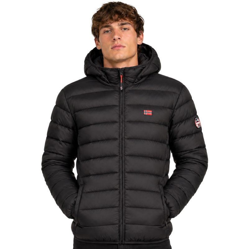 Pánská bunda Geographical Norway AMIGO HOOD BLACK DB MEN 096 (WA1455H/GN-BLACK) - Pánské oblečení bundy