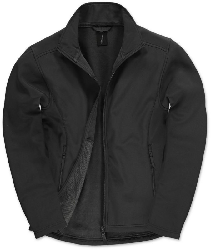 B&C ID.701 Pánská 2-vrstvá softshellová bunda 01.0062 black - Pánské oblečení bundy