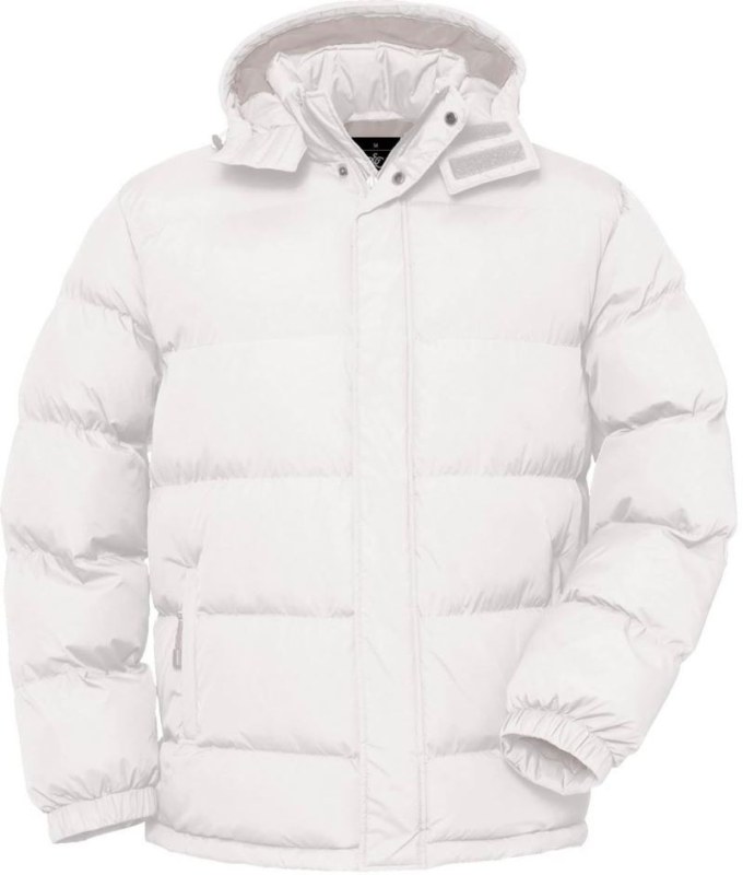 B&C Cocoon + /men Pánská prošívaná bunda 01.0948 white