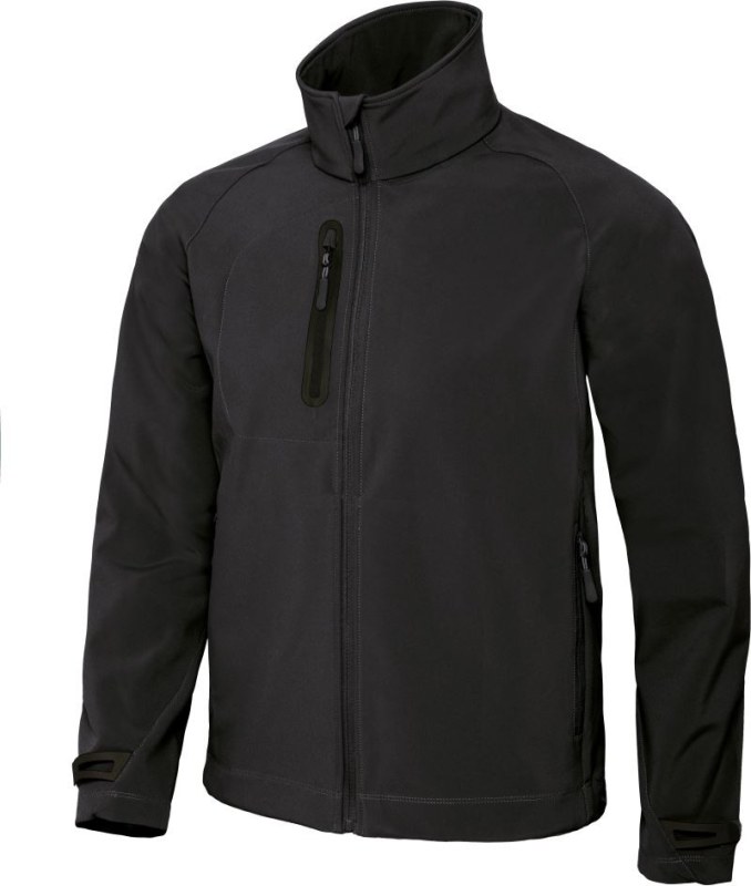 B&C X-Lite Softshell /men Pánská 3-vrstvá softshellová bunda 01.0951 black - Pánské oblečení bundy