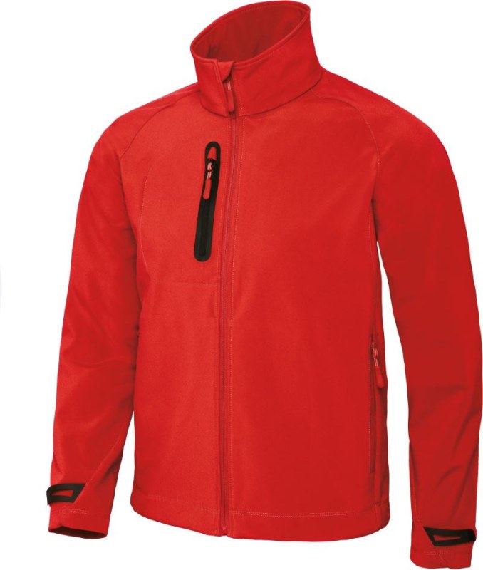 B&C X-Lite Softshell /men Pánská 3-vrstvá softshellová bunda 01.0951 deep red - Pánské oblečení bundy