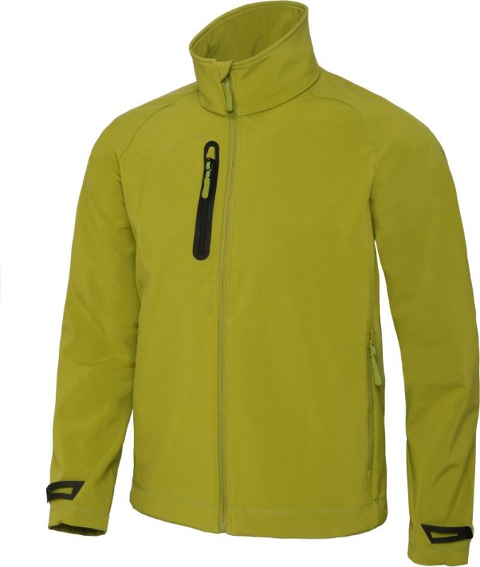 B&C X-Lite Softshell /men Pánská 3-vrstvá softshellová bunda 01.0951 green moss