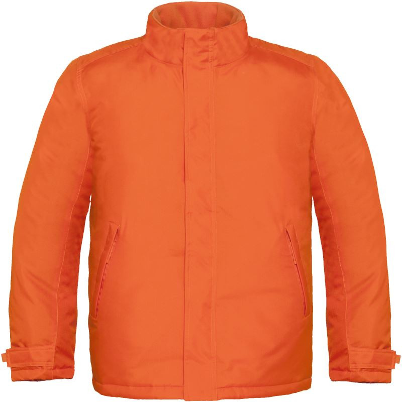 B&C Real + /men Pánská zimní parka 01.0970 orange