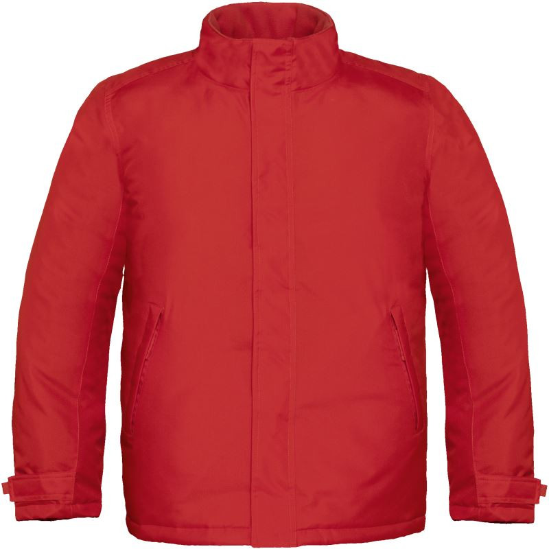B&C Real + /men Pánská zimní parka 01.0970 deep red