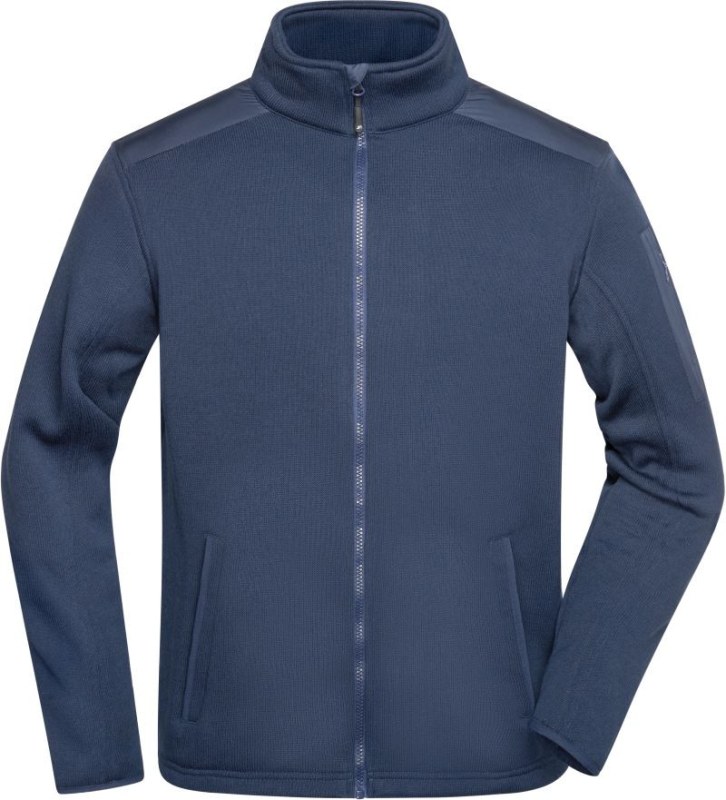 Daiber JN 591 Pánská pletená fleecová bunda 02.0591 navy/navy
