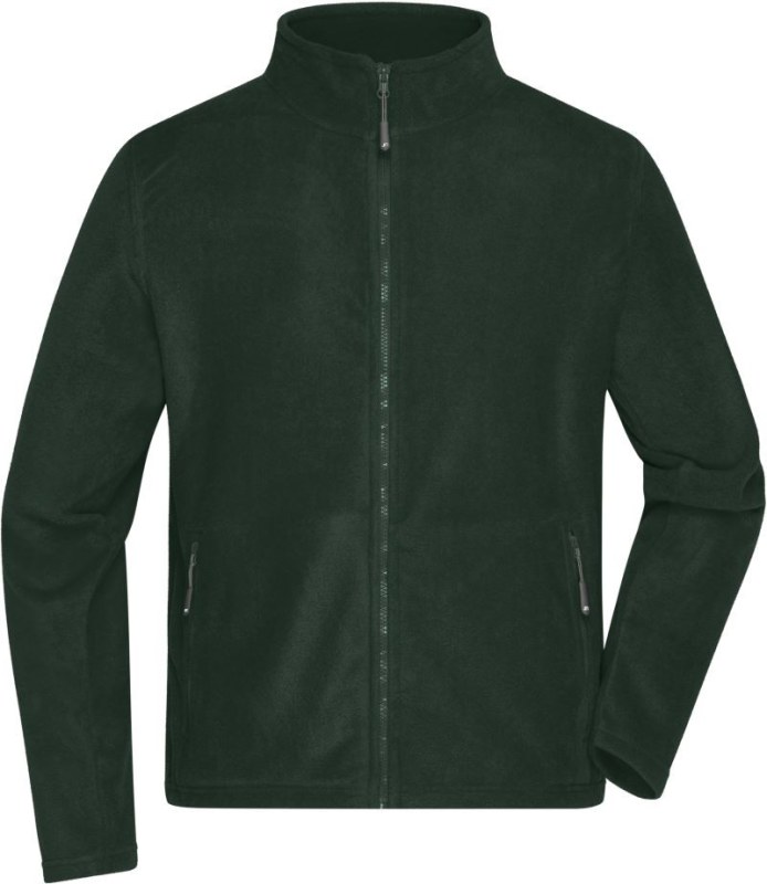 Daiber JN 782 Pánská mikrofleecová bunda 02.0782 dark green - Pánské oblečení bundy
