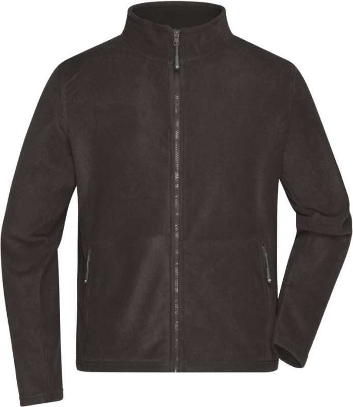 Daiber JN 782 Pánská mikrofleecová bunda 02.0782 dark grey - Pánské oblečení bundy