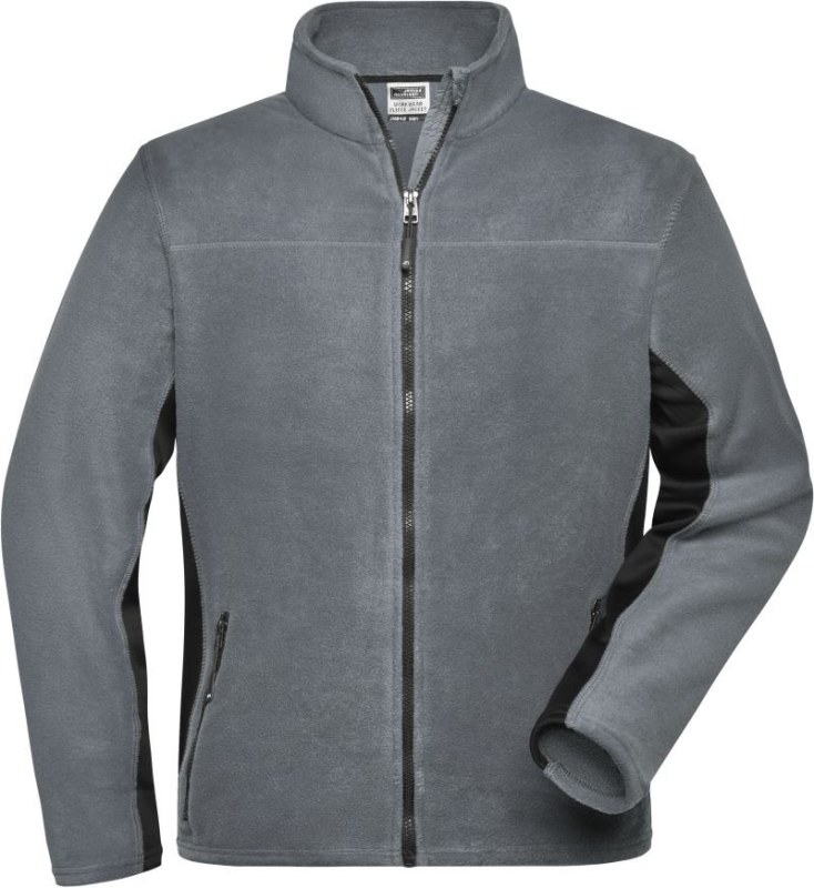 Daiber JN 842 Pánská pracovní mikrofleecová bunda - Strong 02.0842 carbon/black