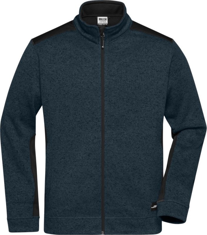 Daiber JN 862 Pánská pracovní bunda pletený fleece - Strong 02.0862 navy/navy