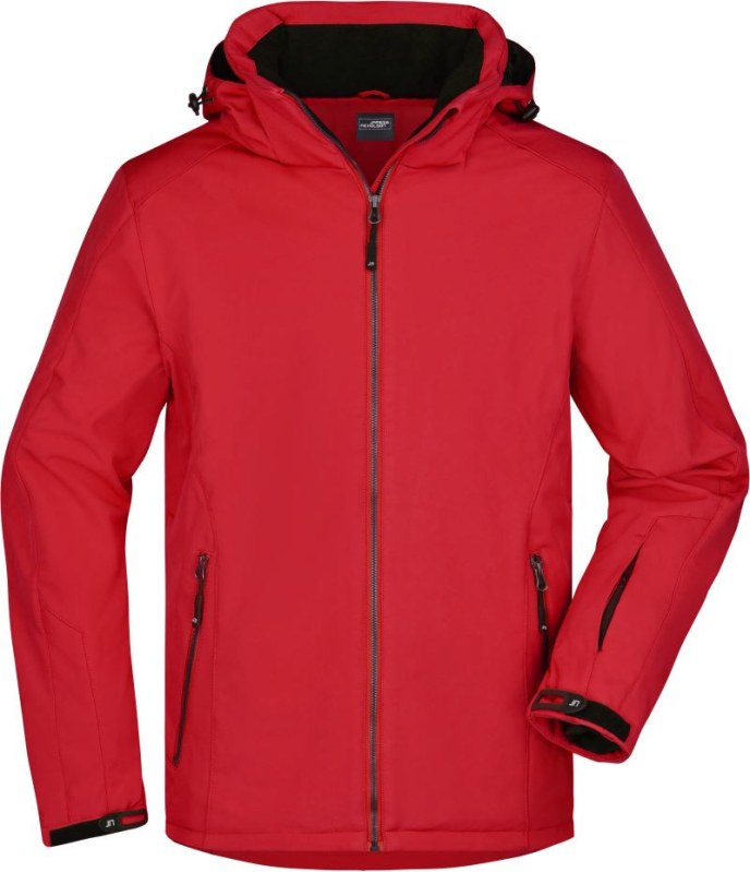 Daiber JN 1054 Pánská 3-vrstvá zimní softshellová bunda 02.1054 red