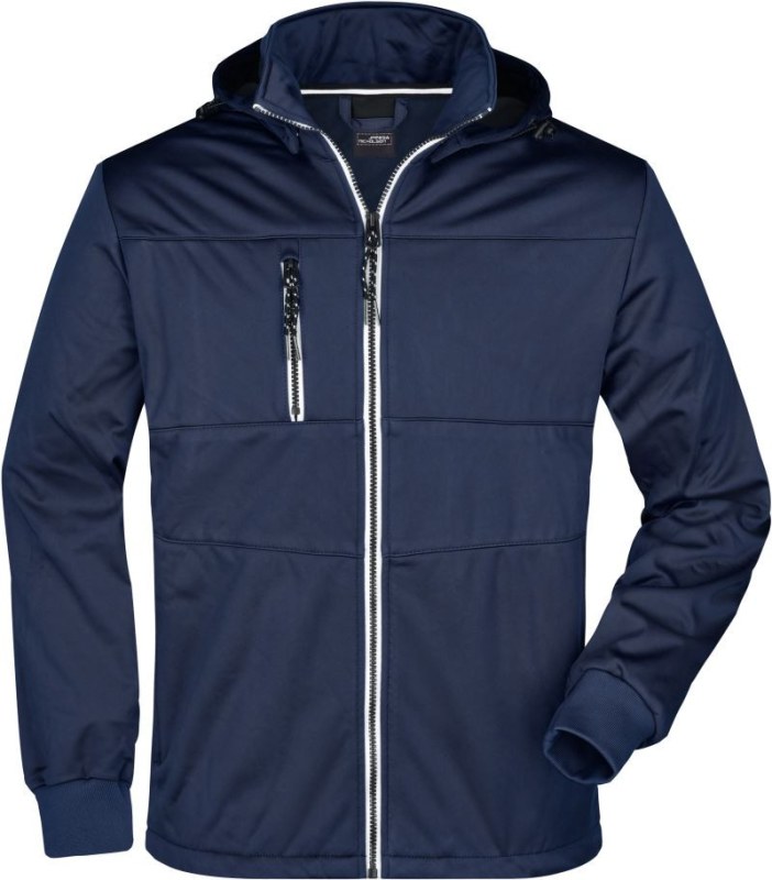 Daiber JN 1078 Pánská 3-vrstvá softshellová bunda "Maritim" 02.1078 navy/navy/white