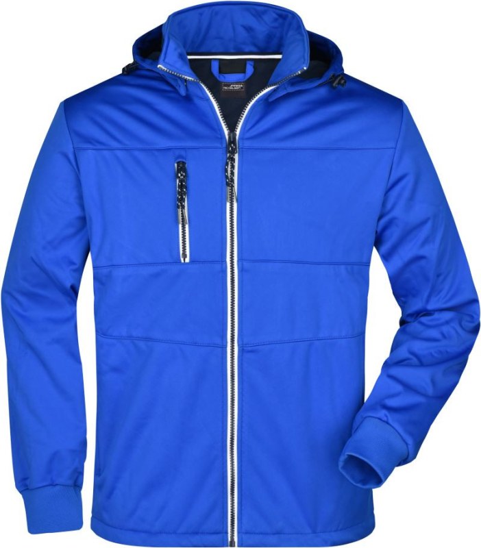 Daiber JN 1078 Pánská 3-vrstvá softshellová bunda "Maritim" 02.1078 nautic blue/navy/white - Pánské oblečení bundy