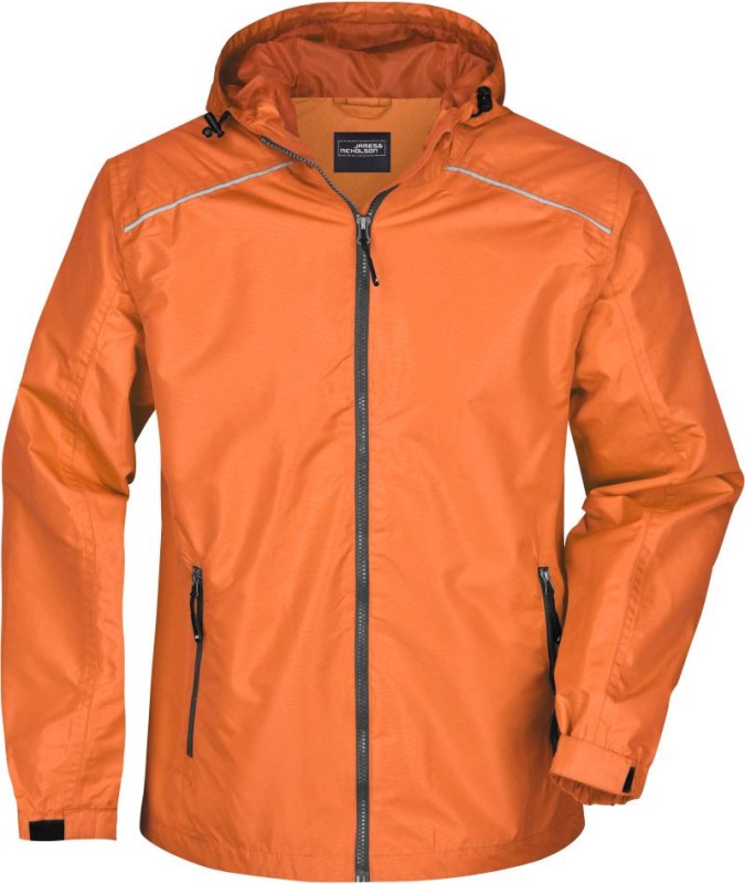 Daiber JN 1118 Pánská bunda do deště 02.1118 orange/carbon