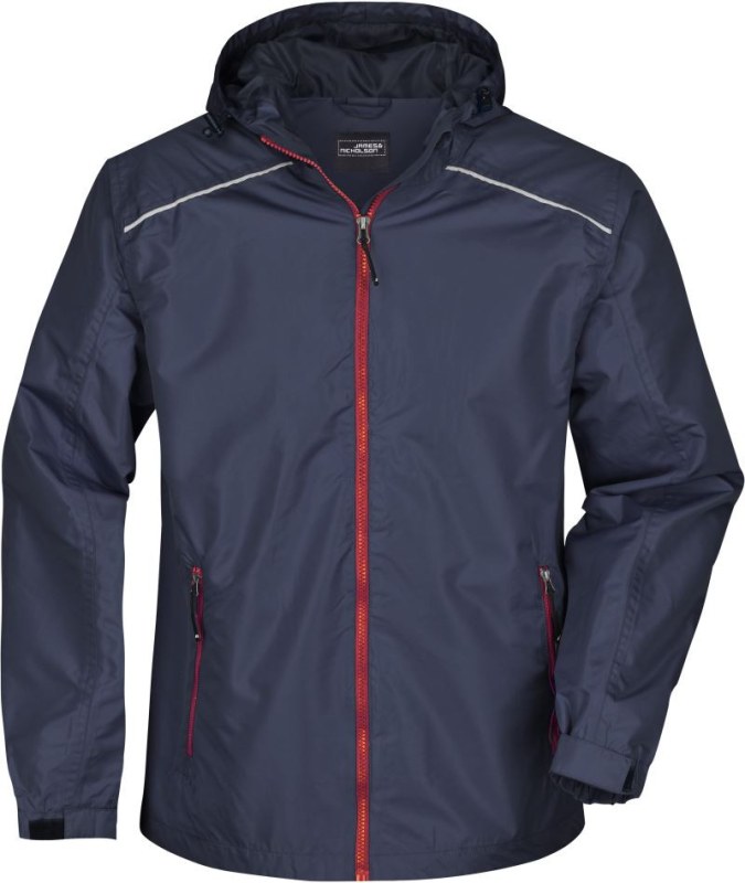 Daiber JN 1118 Pánská bunda do deště 02.1118 navy/red
