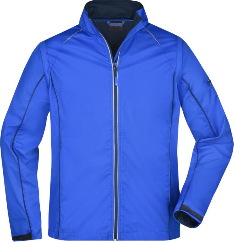Daiber JN 1122 Pánská softshell bunda s&nbsp;odepínacími rukávy 02.1122 nautic blue/navy - Pánské oblečení bundy