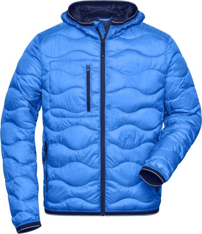 Daiber JN 1156 Pánská prošívaná bunda 02.1156 blue/navy - Pánské oblečení bundy