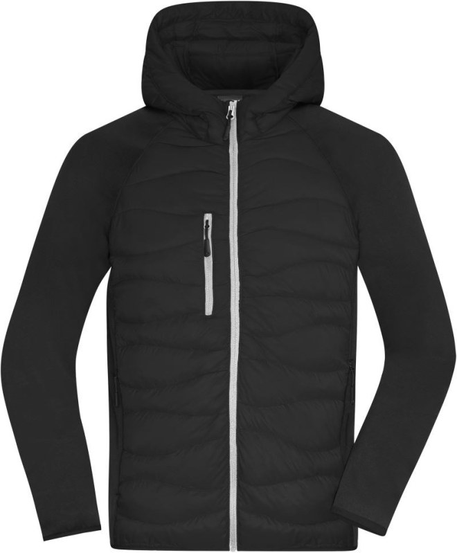 Daiber JN 1330 Pánská hybridní bunda 02.1330 black/black - Pánské oblečení bundy