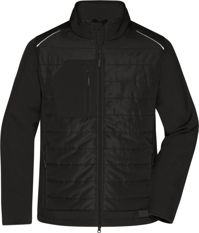 Daiber JN 1820 Pánská hybridní bunda 02.1820 black/black - Pánské oblečení bundy