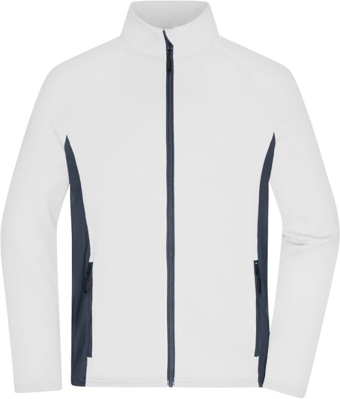 Daiber JN 1860 Pánská strečová fleecová bunda 02.1860 white/carbon