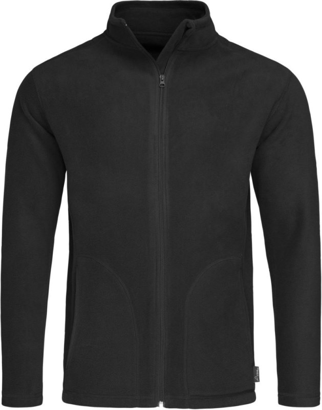 Stedman Fleece Jacket Men Pánská fleecová bunda 05.5030 black opal - Pánské oblečení bundy
