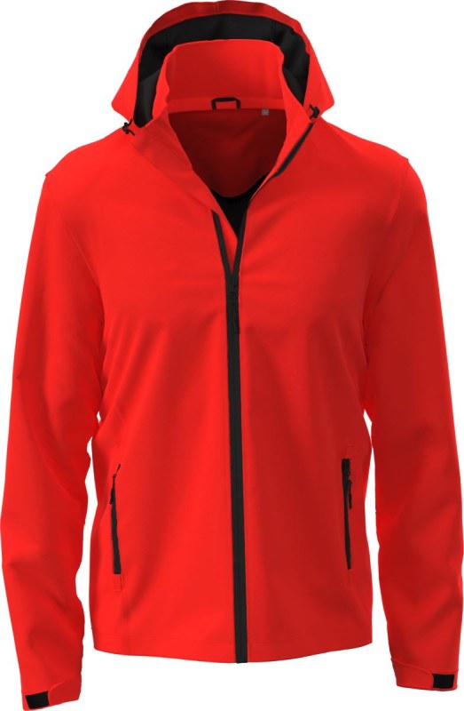 Stedman Lux Softshell Jacket Pánská 3-vrstvá softshellová bunda 05.5440 scarlet red - Pánské oblečení bundy