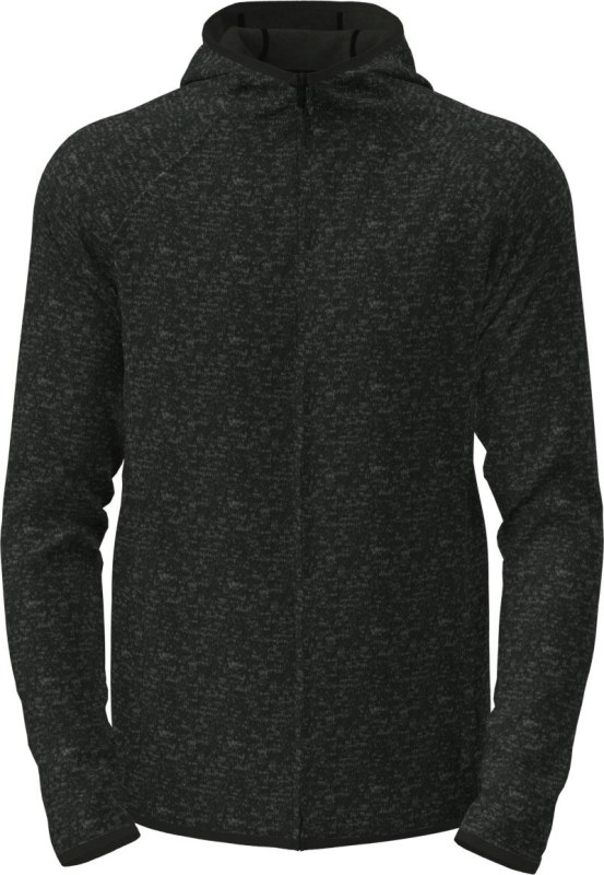 Stedman Lux Knit Fleece Jacket Men Pánská pletená fleecová bunda s kapucí 05.5460 black opal heather