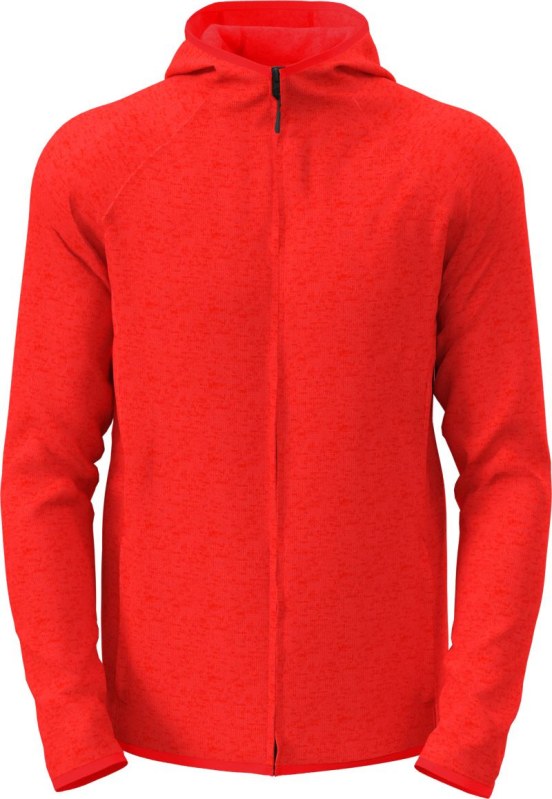 Stedman Lux Knit Fleece Jacket Men Pánská pletená fleecová bunda s kapucí 05.5460 scarlet red heather
