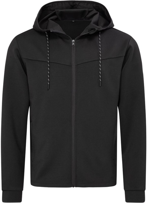 Stedman Scuba Jacket Men Pánská Scuba bunda s&nbsp;kapucí 05.5840 black opal - Pánské oblečení bundy