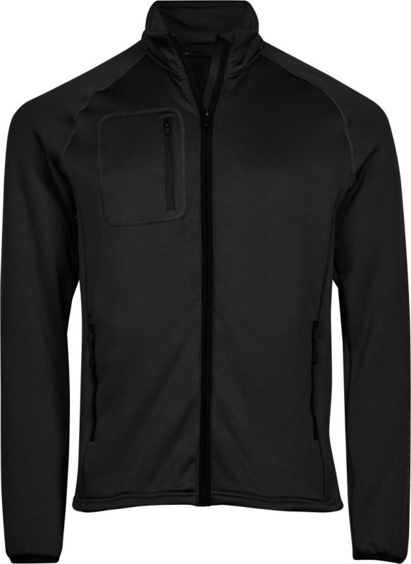 Tee Jays TJ 9100 Pánská strečová fleecová bunda 18.9100 black
